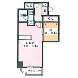 浄心駅 徒歩2分 2階の物件間取画像